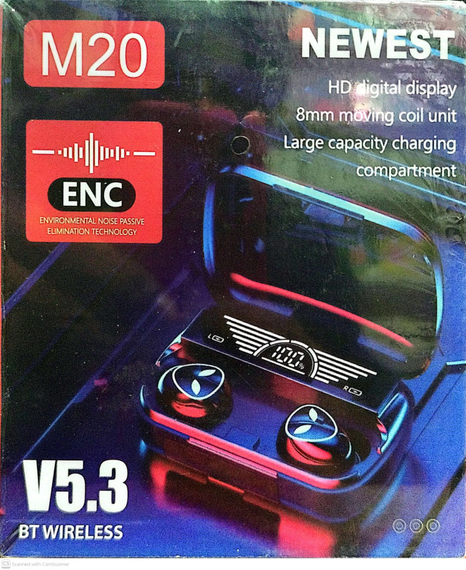 M20 Wireless TWS with Noise Cancellation