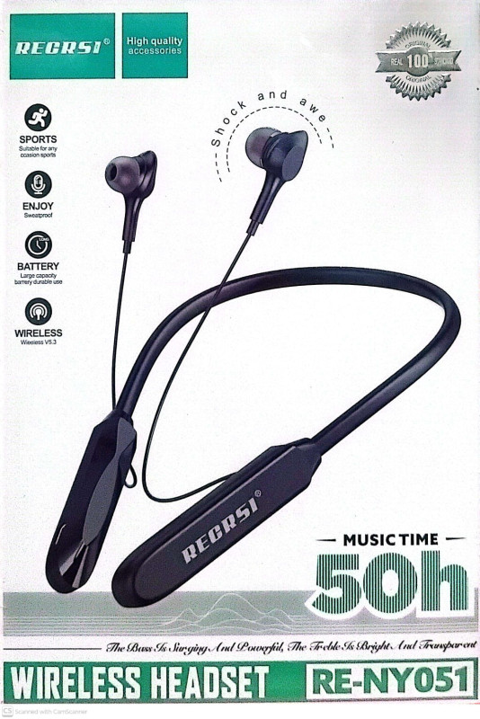 Regrsi RE-NY051 Neckband 50 Hours